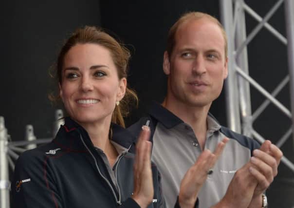 24/7/16     America's Cup Sunday

America's Cup Portsmouth prize giving presentations. The Duke and Duchess of Cambridge

Picture: Paul Jacobs (160270-92) PPP-160724-172400006