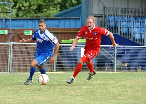 Match action from AFC Dunstable's 2-1 win over Bedford Town on Saturday