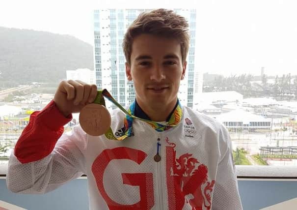 Daniel Goodfellow won a Bronze medal at the Olympic Games