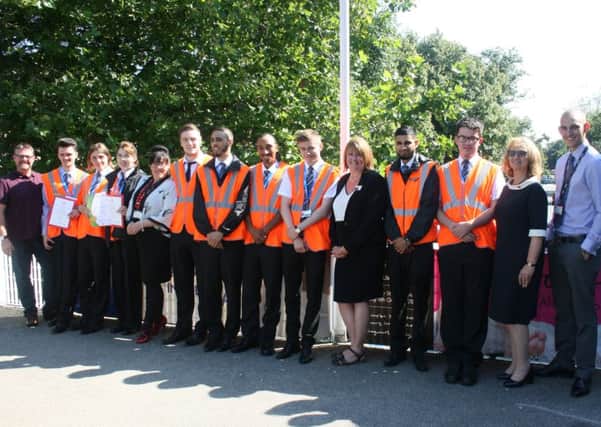 Young people on the Get Into Railways programme