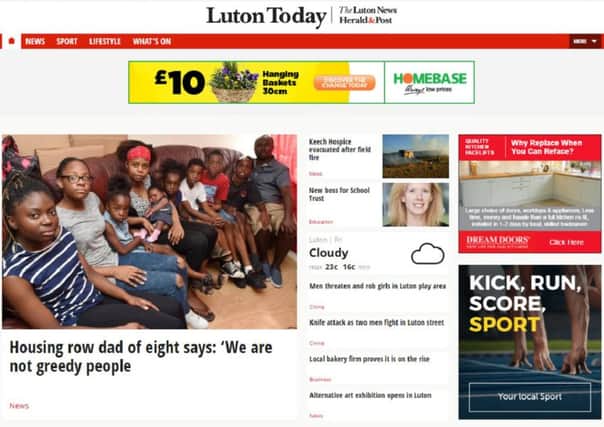 Luton has a new look website