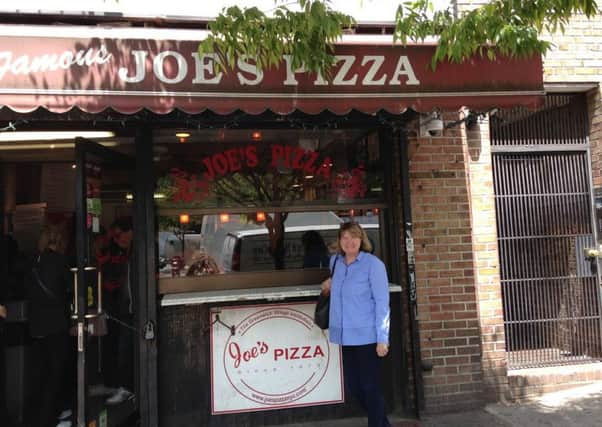 Ruth on her New York pizza tour!