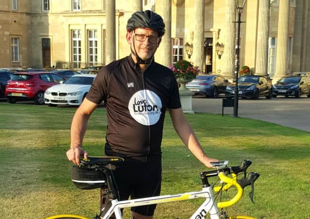 Luton Mall manager Roy Greening is pedalling to France for charity