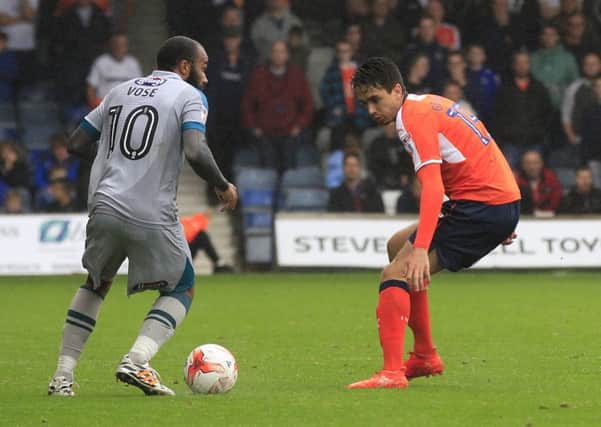 Alex Gilliead on his Luton Town debut