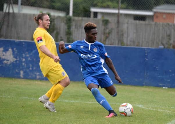 Rod Young in action for Barton against Hastings