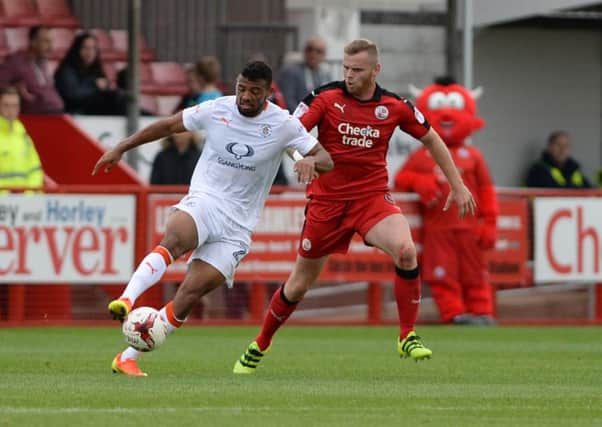 Isaac Vassell on his full league debut for Luton Town at the weekend