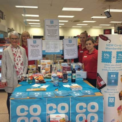 Staff from Barton-Le-Clay Pre Scool are grateful for the support from the Co-op Scheme