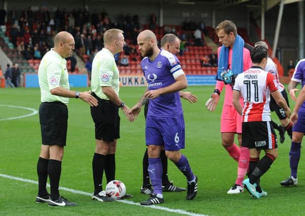 Scott Cuthbert was back for Luton at the weekend