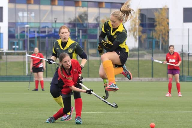 Action from Luton Ladies IIs v Letchworth