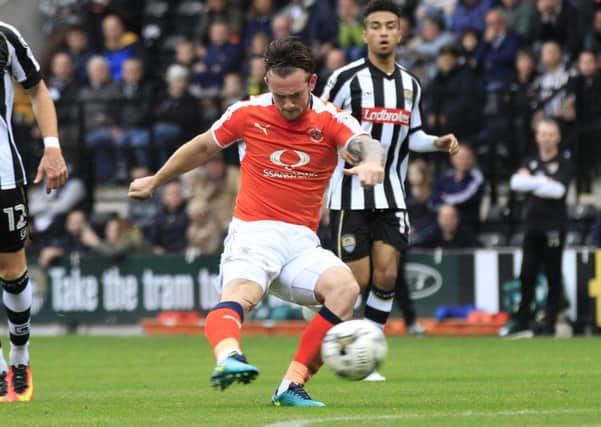 Jack Marriott shoots for goal at the weekend