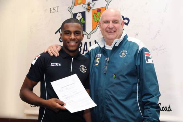 Luke Trotman was handed his pro deal by John Still and went on to feature once