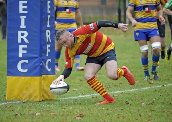 Martin Rowe scores for Stockwood at the weekend - pic: Corinne Lovell