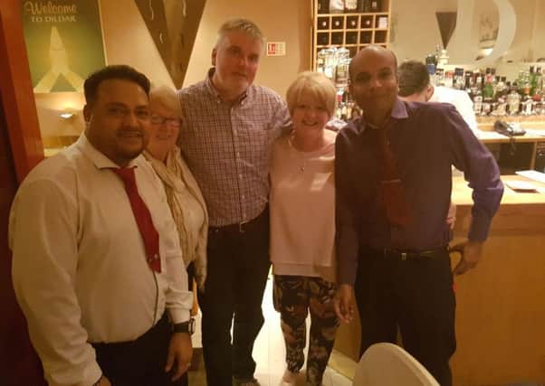 Guests at a curry evening fundraiser for Young@Heart dementia cafe in Luton