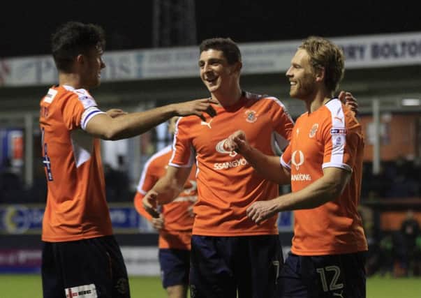 Craig Mackail-Smith takes the plaudits after setting up Luton's goal against Milllwall
