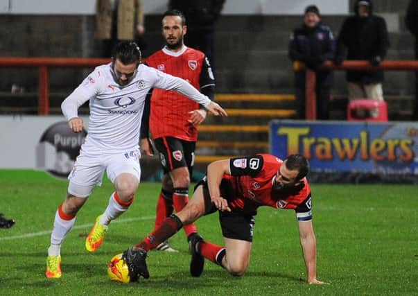 Striker Jack Marriott came off the bench against Morecambe on Saturday