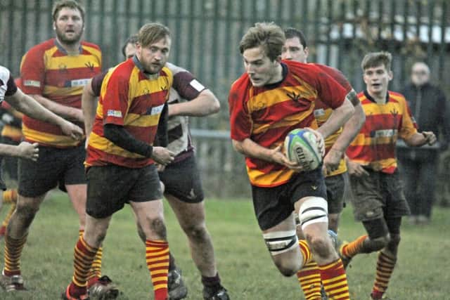 Will Varnells in action for Stockwood - pic: Corinne Lovell
