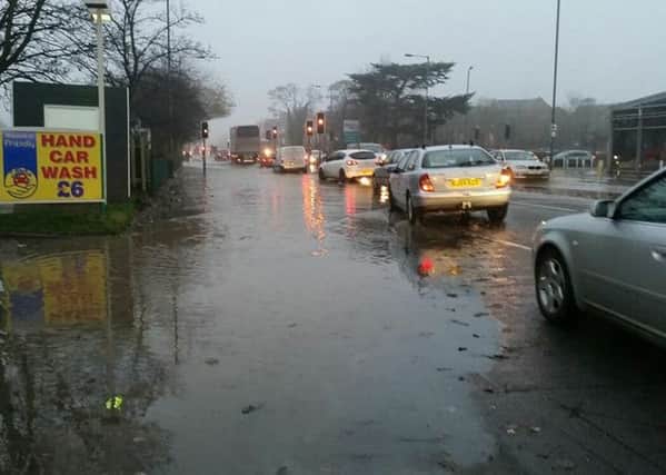 Flooding in Dunstable on Dec 6