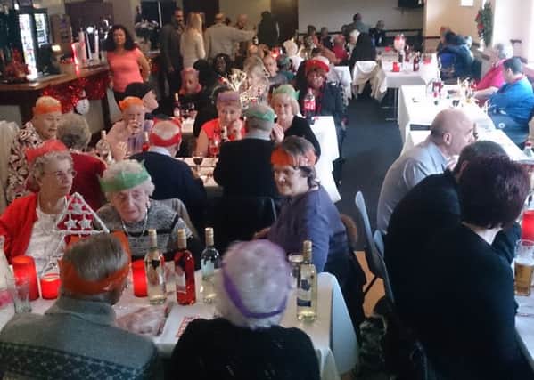 Christmas Dinner Gala for the elderly residents was organised by Lewsey Residents Association. Photo by Lewsey Residents Association.