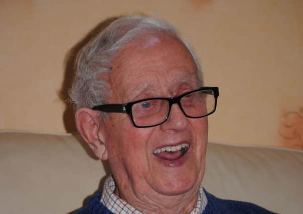 Hatter fan Jim Fuller who is celebrating his centenary