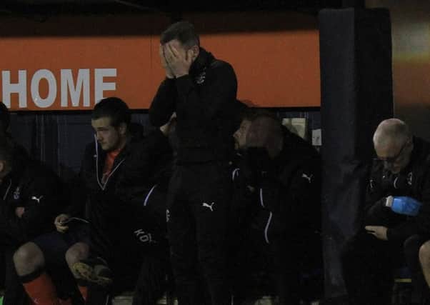 Hatters boss Nathan Jones can't believe his side conceded late on against Colchester