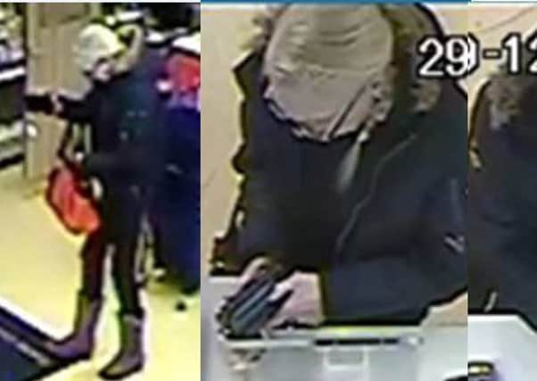Police release CCTV images of a woman they would like to speak to
