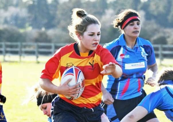 Stockwood Park ladies' rugby team captain Freya Casemore