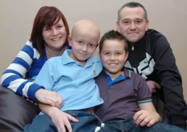 Debbie and Steve Nelson with their sons Reece and Charlie