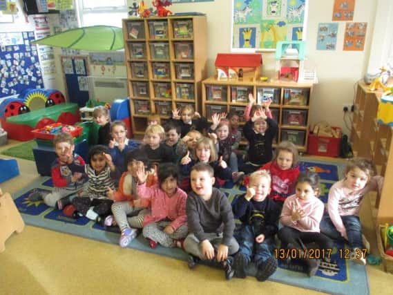 Children celebrate Putteridge Community Nursery's 'good' rating from Ofsted