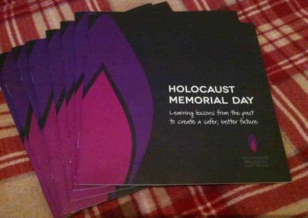 Holocaust Memorial Day Trust leaflets
