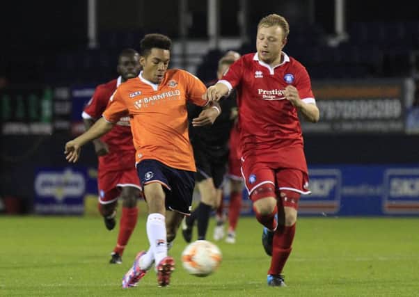 Hatters youngster Freddie Hinds has joined Bristol City
