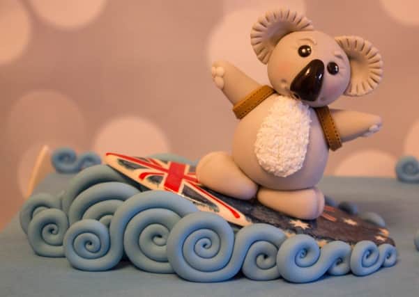Sundon Park mum Emma Matthews won gold at Cake International with her surfing koala