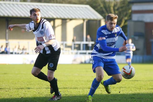 Jack Green on the ball for Dunstable