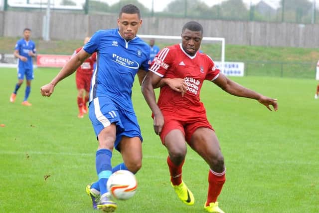 AFC Dunstable striker BJ Christie