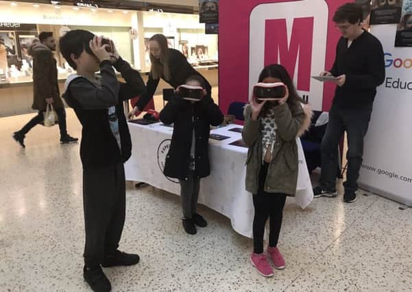 Luton school children had the time of their lives at half term exploring the world via special virtual reality headsets