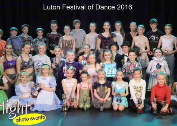 Some of the winners from last year's Luton Festival of Dance
