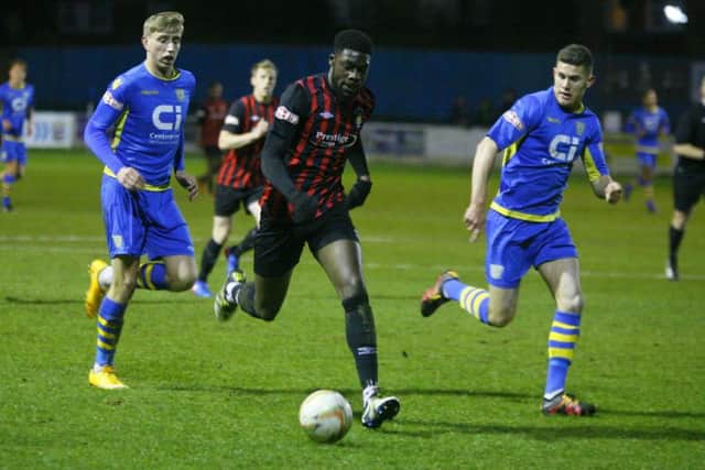 Josh Oyinsan was on target for the Blues
