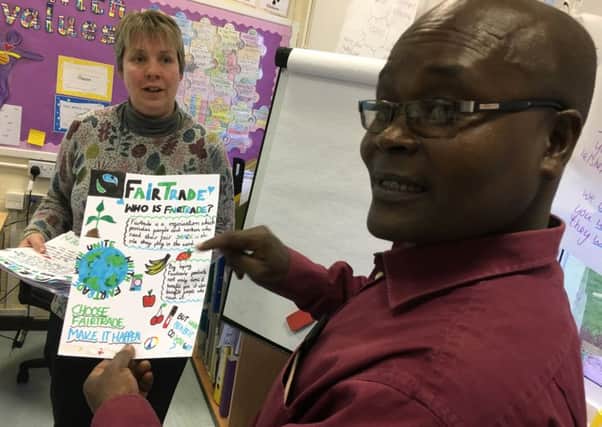 Kenyan tea producer Patrick Kaberia Muthaura was guest of honour at Luton Fairtrade Fortnight