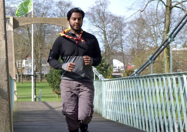 Beech Hill Scout leader Abbas Sultan is running the marathon to help the youngsters in his group