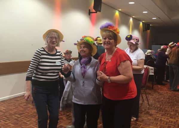 Easter bonnets were to the fore at Luton's Young@Heart dementia cafe