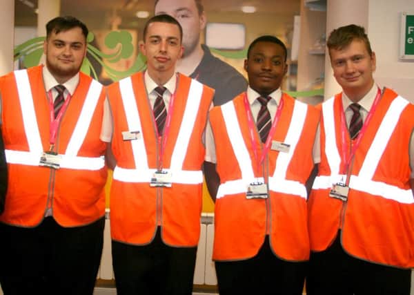 Five young men have been offered jobs with Thameslink after graduating from a scheme run by the Prince of Wales' charity, The Prince's Trust.
They include two from Luton - Nathaniel (second from right) and Paul (right)