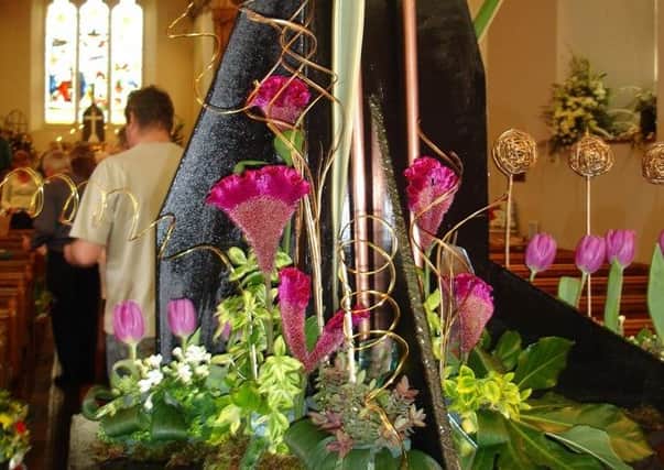 One of the stunning creations from a previous Lilley Flower Festival