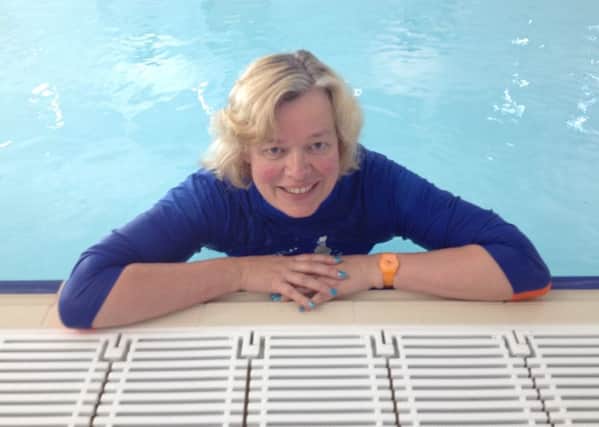 Businesswoman Tamsin Brewis who runs baby swimming classes at Keech Hospice Care has been fundraising for the charity