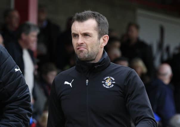 Hatters boss Nathan Jones has no idea who his side will end up facing in the play-offs