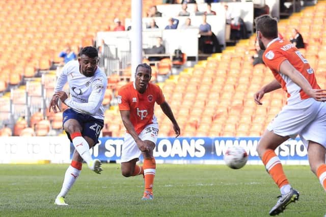 Isaac Vassell nets his 14th of the season at Bloomfield Road