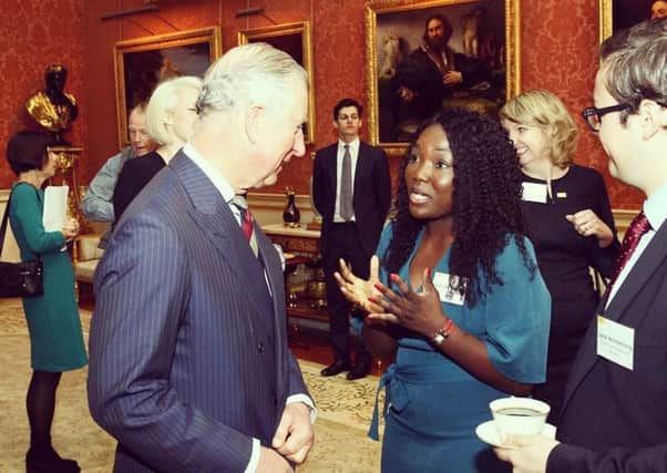 Dunola was invited to Buckingham Palace for an advisory council meeting in March. HRH, Charles, Prince of Wales is the patron of the #iWill fund and Dunola is on the leadership board of the fund. Their aim is to ensure 60 per cent of young people in the U.K. are involved in some meaningful social action by 2020.