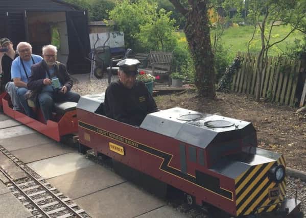 Herbie returns to The Fancott Miniature Railway at The Fancott Arms