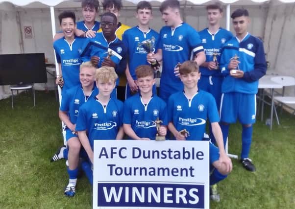 AFC Dunstable were crowned champions at their own tournament
