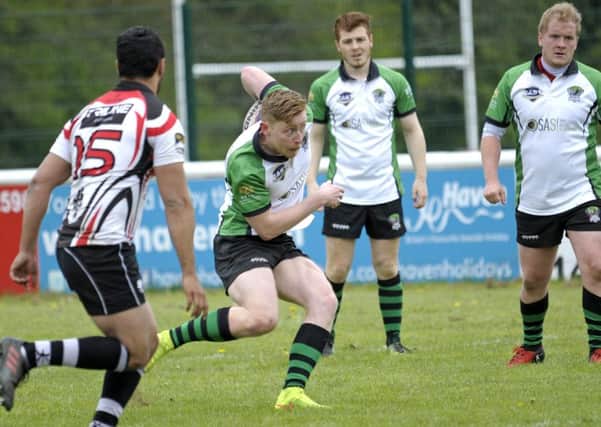 PJ McParland in action for Vipers