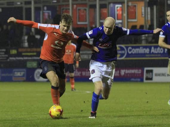 Hatters midfielder Cameron McGeehan has been linked with a move away from Luton