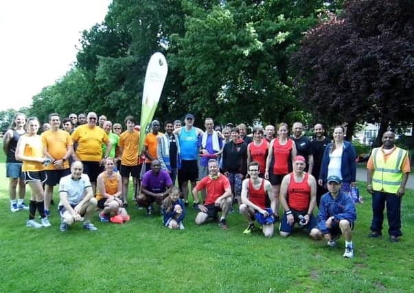 Mark took on the parkrun challenge in London to raise money for Keech Hospice Care